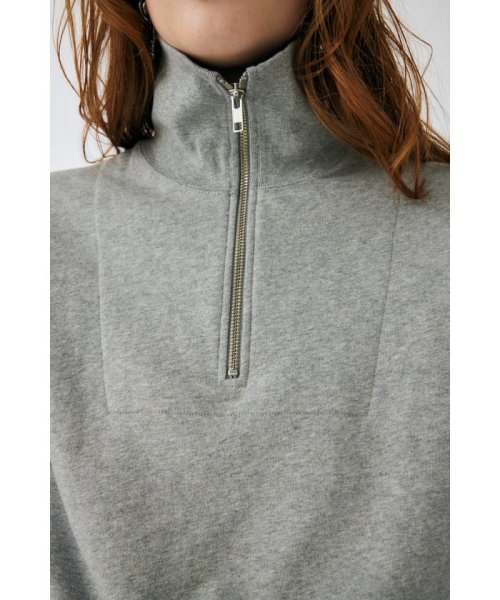 moussy(マウジー)/HALF ZIP SWEAT シャツ/img09