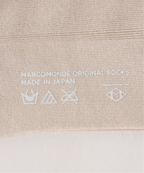 NOBLE(ノーブル)/【MARCOMONDE】fine gauge cotton ribbed sock/img02