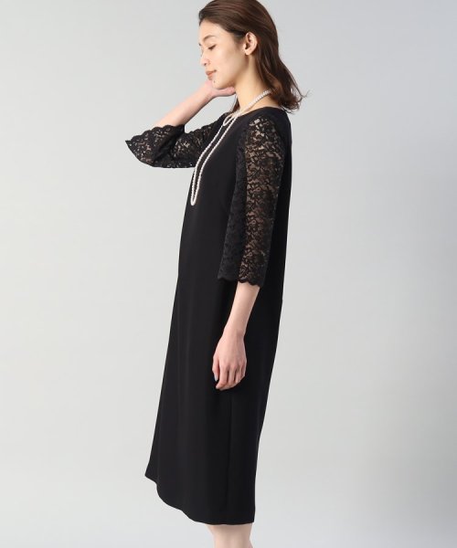 袖レースドレスワンピース  KUE1306022974(10010円)
