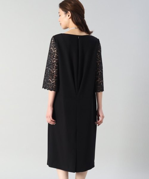 袖レースドレスワンピース  KUE1306022974(10010円)