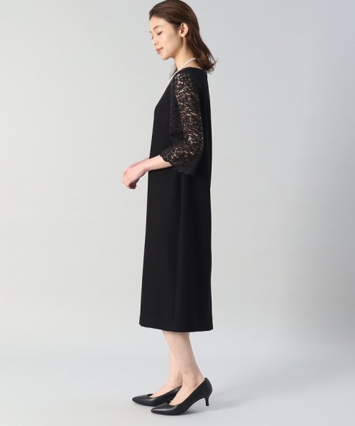 袖レースドレスワンピース  KUE1306022974(10010円)