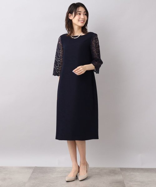 袖レースドレスワンピース  KUE1306022974(10010円)