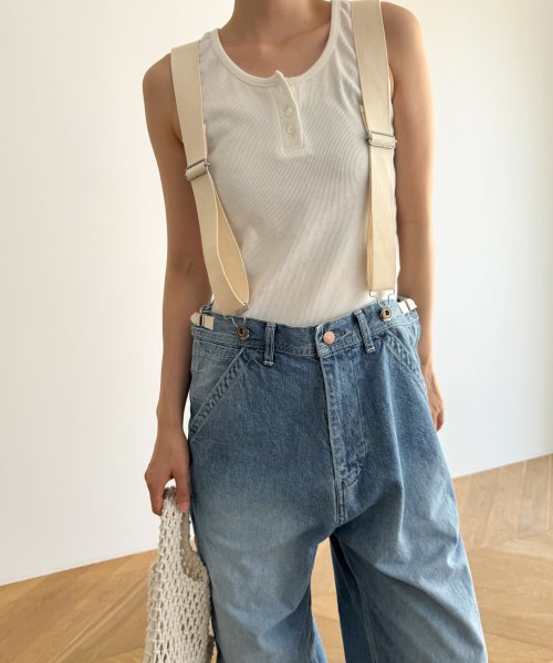 arc(アーク)サスペンダー付きデニムパンツ(505247863) | キャナル 