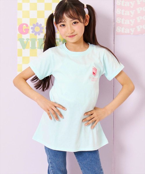 ANAP KIDS(アナップキッズ)/ロールアップ前ワンポイントチュニック/img01