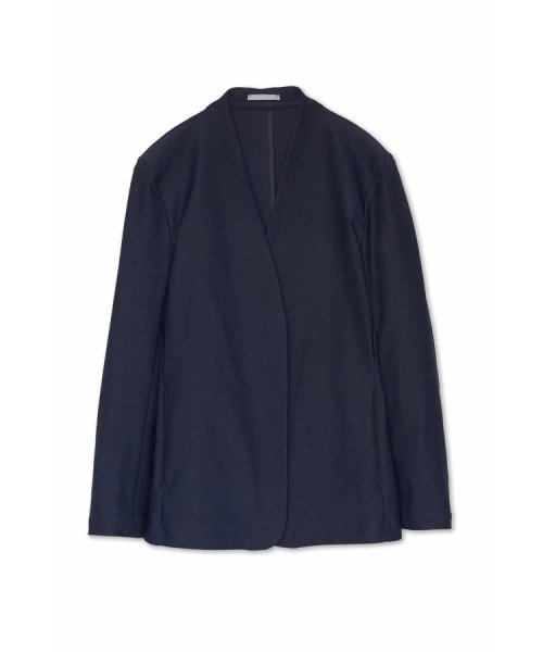 HIGH STREET∴4WAYジャガードノーカラージャケット HIGH