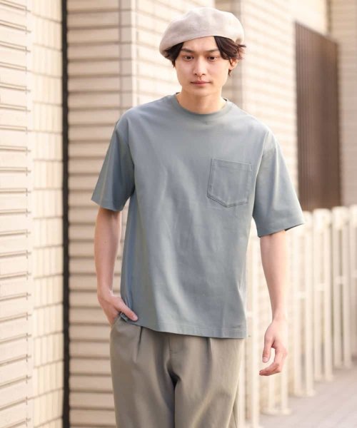 a.v.v (MEN)(アー・ヴェ・ヴェメンズ)/【接触冷感/S－XXL】シルケットスムースワイドシルエットTシャツ/img27