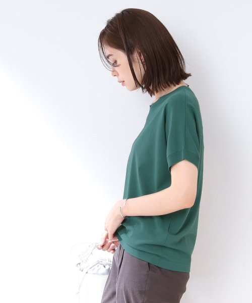 INDIVI(インディヴィ)/【新色登場！/きれいめ派ニットT/洗える】フレンチスリーブ Tシャツライクサマーニット/img37