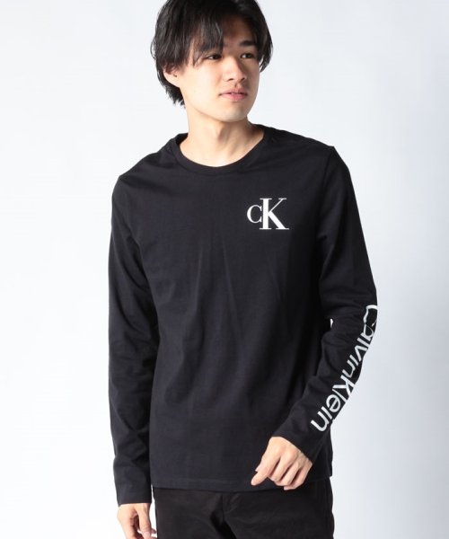 Calvin Klein(カルバンクライン)/【Calvin Klein / カルバンクライン】TEE CHEST MONOGRAM CREWNK プリントロゴ ロンT 長袖 40IC812 父の日 /img09