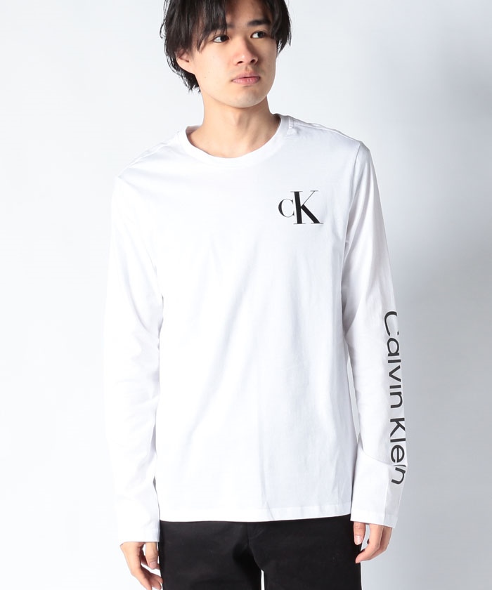 セール】【Calvin Klein / カルバンクライン】TEE CHEST MONOGRAM