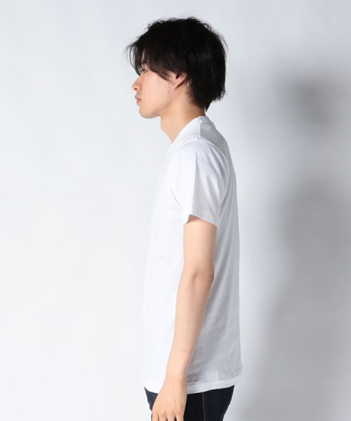 JEANS MATE(ジーンズメイト)/【HANES】赤ラベル 綿100% クルーネック Tシャツ 3Pパック 3枚組 定番モデル 肌着にも/img02