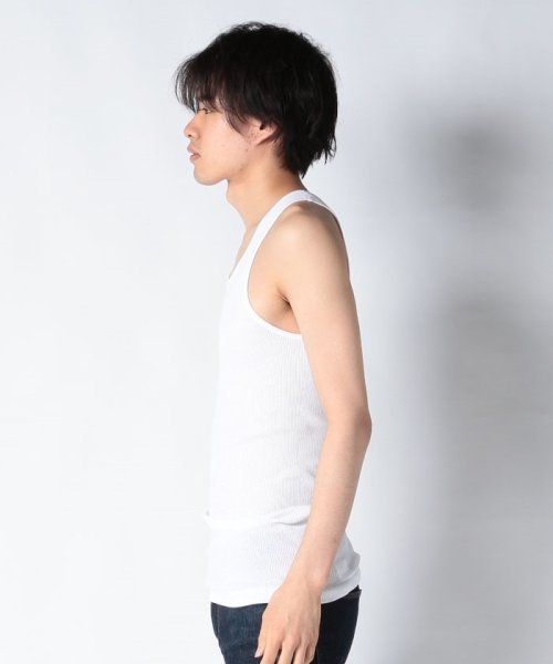 JEANS MATE(ジーンズメイト)/【HANES】赤パック 2枚組 2P タンクトップ Aシャツ 2枚組 リブタンクトップ 定番モデル/img02