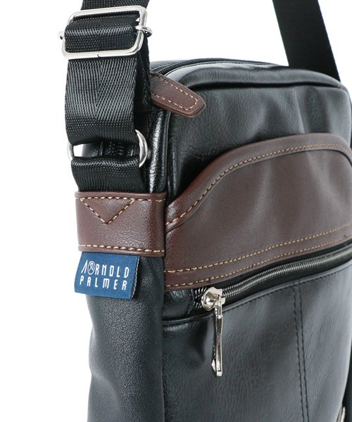 【セール】【Arnold Palmer】アーノルドパーマー アンティーク エコレザー ショルダーバッグ メンズ 斜めがけ ボディバッグ