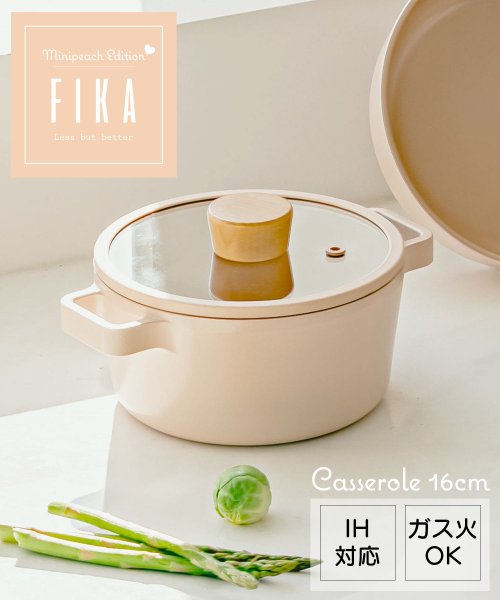 FIKA( フィカ)/FIKAピーチピンクキャセロール（両手鍋） 16cm/img01