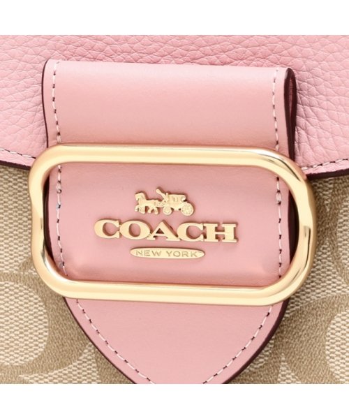 特価】coach ピンク あかい ショルダーバッグ 合成皮革 JUNO バッグ