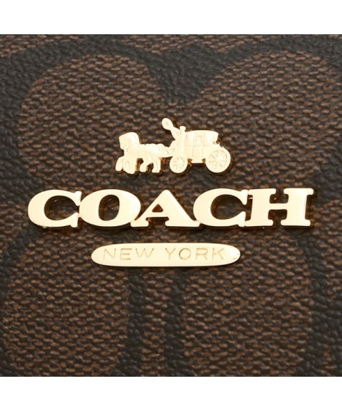 COACH(コーチ)/コーチ アウトレット ショルダーバッグ シグネチャー ブラウン ブラック レディース COACH FCH280 IMAA8/img08