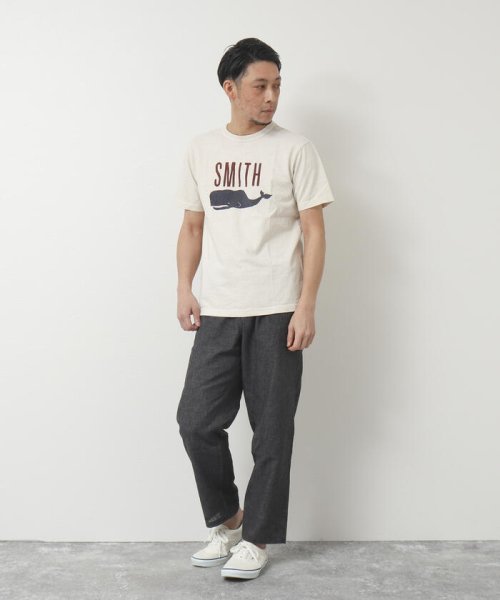 NOLLEY’S goodman(ノーリーズグッドマン)/【BARNS OUTFITTERS/バーンズアウトフィッターズ】別注吊り編みTシャツ SMITH/img12