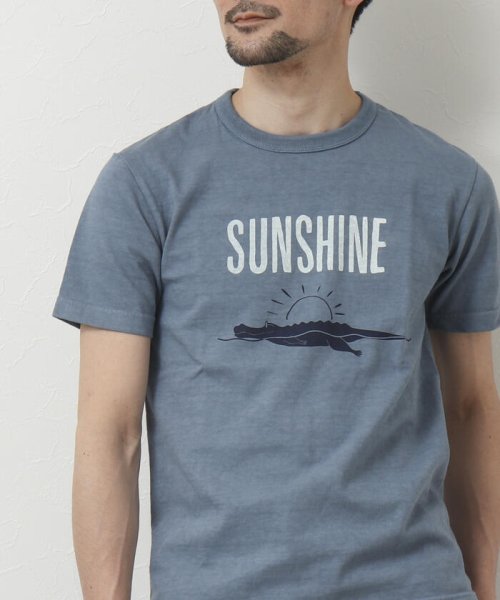 NOLLEY’S goodman(ノーリーズグッドマン)/【BARNS OUTFITTERS/バーンズアウトフィッターズ】別注吊り編みTシャツ SUNSHINE/img09