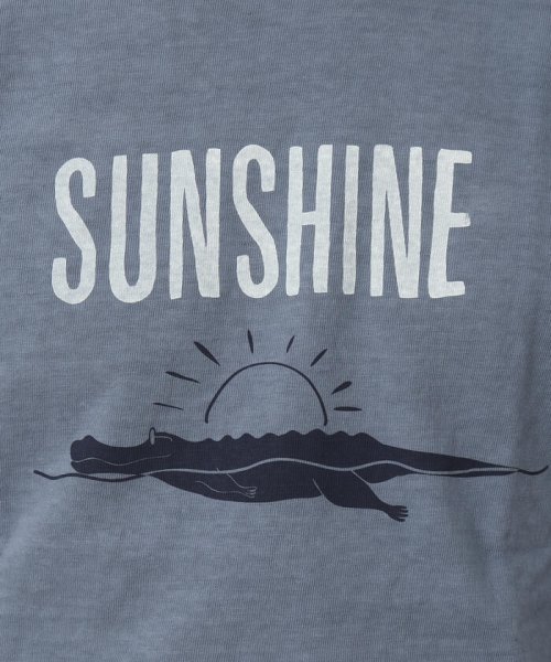 NOLLEY’S goodman(ノーリーズグッドマン)/【BARNS OUTFITTERS/バーンズアウトフィッターズ】別注吊り編みTシャツ SUNSHINE/img15