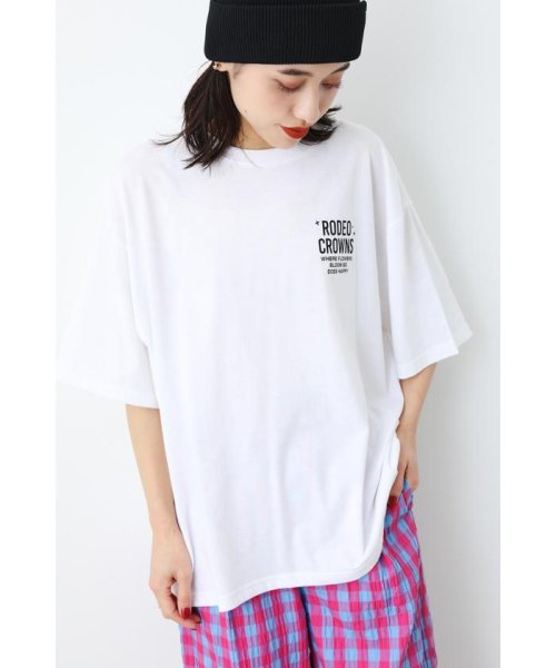 RODEO CROWNS WIDE BOWL(ロデオクラウンズワイドボウル)/Crowns Flower Tシャツ/img01