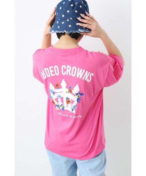 RODEO CROWNS WIDE BOWL(ロデオクラウンズワイドボウル)/Crowns Flower Tシャツ/img13