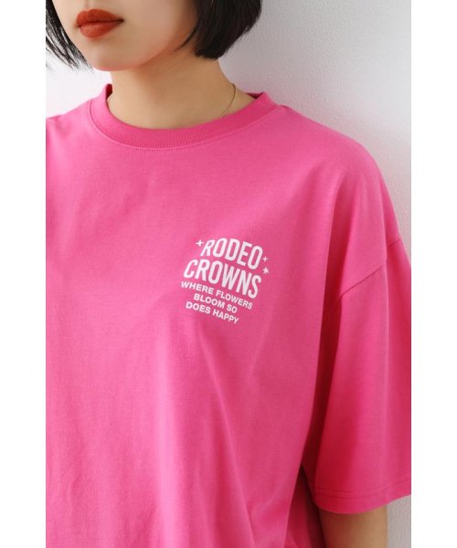 RODEO CROWNS WIDE BOWL(ロデオクラウンズワイドボウル)/Crowns Flower Tシャツ/img14