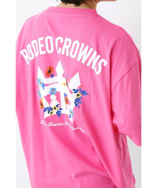 RODEO CROWNS WIDE BOWL(ロデオクラウンズワイドボウル)/Crowns Flower Tシャツ/img15