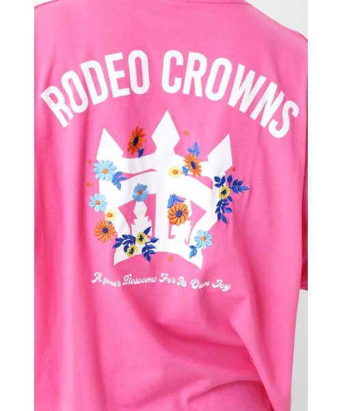 RODEO CROWNS WIDE BOWL(ロデオクラウンズワイドボウル)/Crowns Flower Tシャツ/img16