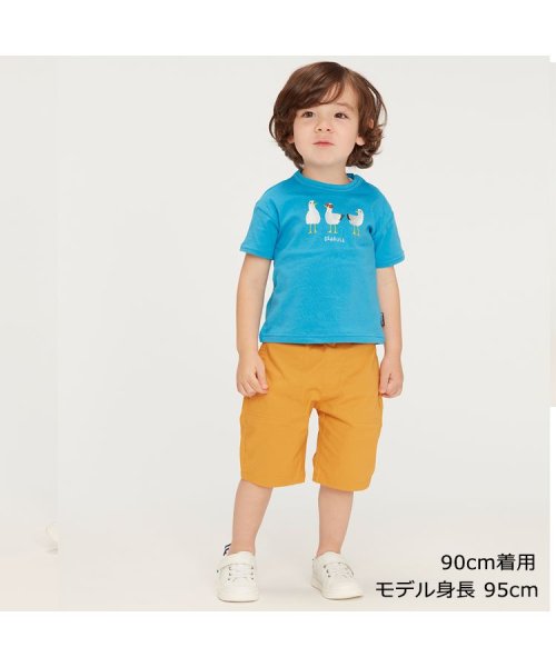 moujonjon(ムージョンジョン)/【子供服】 moujonjon (ムージョンジョン) 無地ダンプ６分丈ハーフパンツ 90cm～140cm M31110/img09