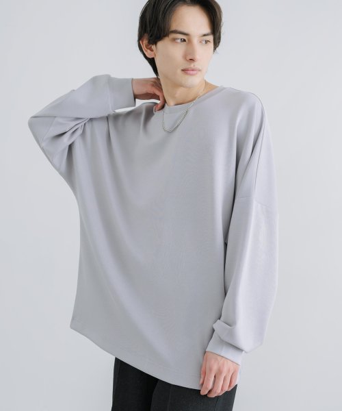 Rocky Monroe(ロッキーモンロー)/Tシャツ 長袖 ロンT メンズ レディース カットソー ドルマンスリーブ 無地 シンプル カジュアル クルーネック ビッグシルエット オーバーサイズ ルーズ ゆ/img11