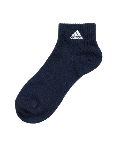 adidas(adidas)/福助 公式 靴下 ショート丈 3足組 レディース adidas (アディダス) ワンポイントロゴ刺繍 b23－3334－00l 土踏まずサポート スクールソック/img07