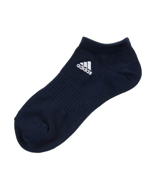 adidas(adidas)/福助 公式 靴下 スニーカー丈 3足組 レディース adidas (アディダス) ワンポイントロゴ刺繍 b23－3334－01l 土踏まずサポート スクールソッ/img06