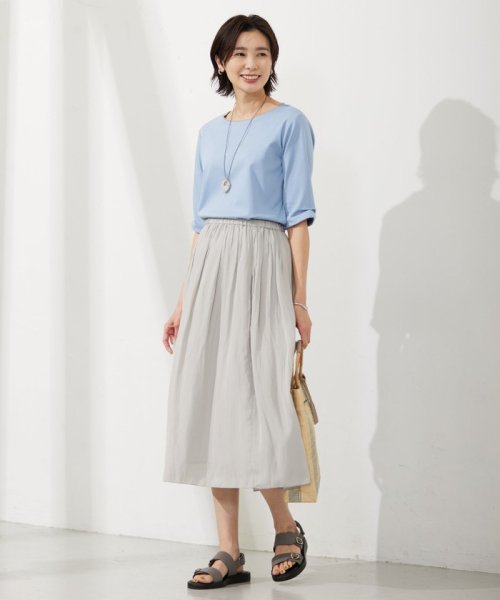 J.PRESS LADIES（LARGE SIZE）(J．プレス　レディス（大きいサイズ）)/【洗える】 Dyed Dechine Air Flow スカート/img09