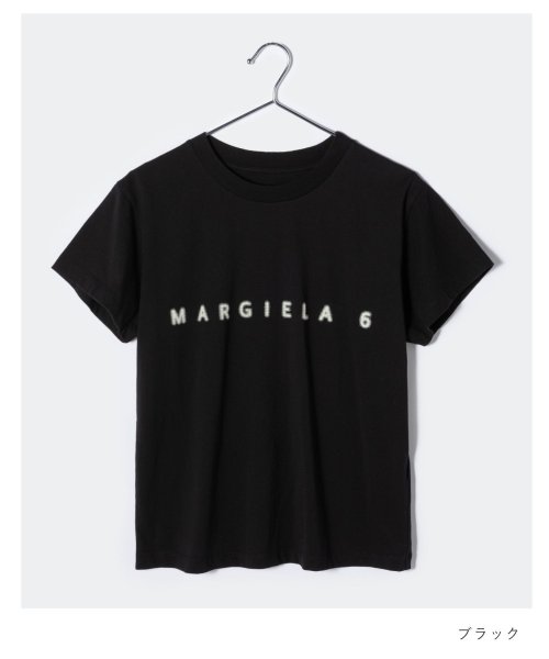 MM6 Maison Margiela(MM６　メゾンマルジェラ)/エムエム6 MM6 S52GC0265 S24312 Tシャツ レディース トップス メゾンマルジェラ 半袖 カットソー ロゴT クルーネック グロウ イン ザ/img03