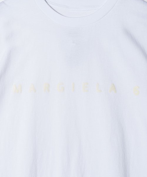 MM6 Maison Margiela(MM６　メゾンマルジェラ)/エムエム6 MM6 S52GC0265 S24312 Tシャツ レディース トップス メゾンマルジェラ 半袖 カットソー ロゴT クルーネック グロウ イン ザ/img07