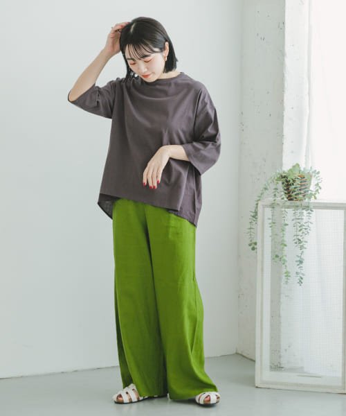 ITEMS URBANRESEARCH(アイテムズ アーバンリサーチ（レディース）)/バックギャザーTシャツ/img09