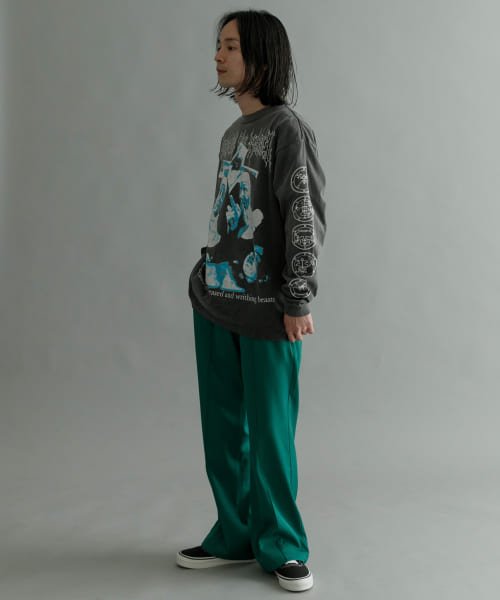 URBAN RESEARCH(アーバンリサーチ)/URBAN RESEARCH iD　SEMI FLARE POLY TWILL PANTS/img08