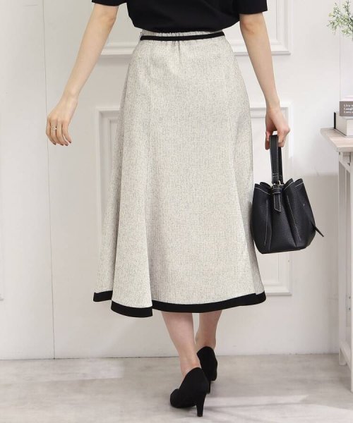 Couture Brooch(クチュールブローチ)/【きちんと見え、着映えスカート】サマーツィードフレアスカート/img18