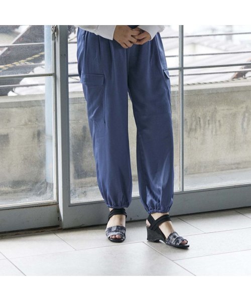 【高機能】アンクルストラップストレッチサンダル 