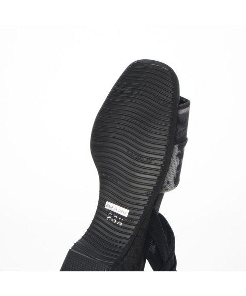 【高機能】アンクルストラップストレッチサンダル 