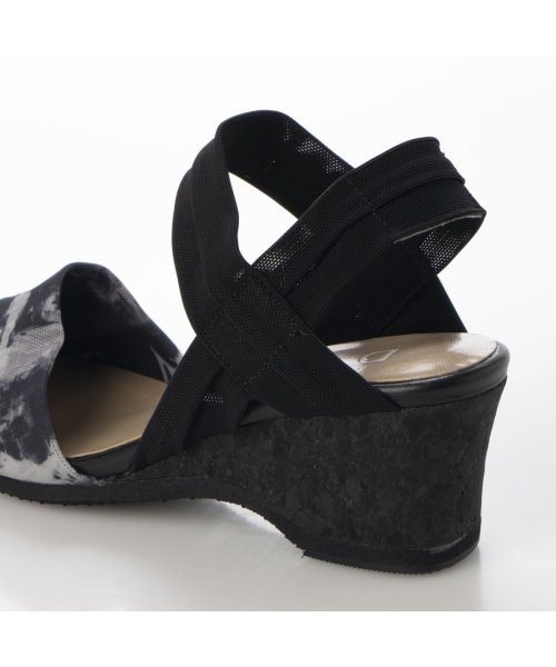 【高機能】アンクルストラップストレッチサンダル 