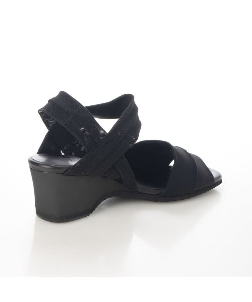 【高機能】アンクルストラップストレッチサンダル 