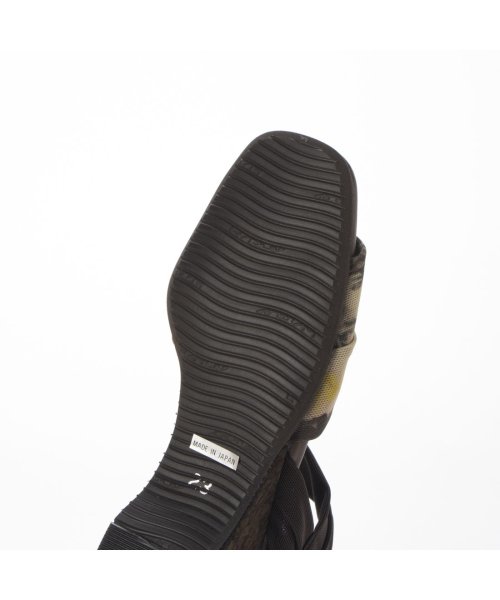 【高機能】アンクルストラップストレッチサンダル 