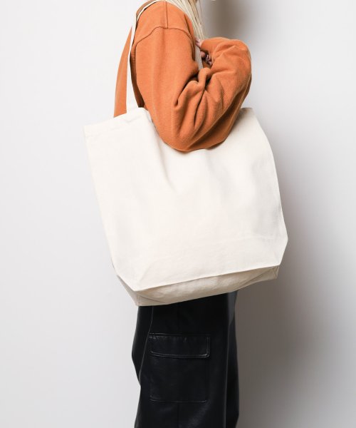 ar/mg(エーアールエムジー)/【W】【TR－1048】【it】【FE4】ORGANIC COTTON CANVAS TOTE L オーガニックコットンキャンバストートL/img03