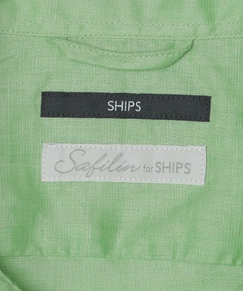 SHIPS MEN(シップス　メン)/SHIPS: SOLOTEX(R) サフィラン リネン ハイブリッド レギュラーカラーシャツ/img65