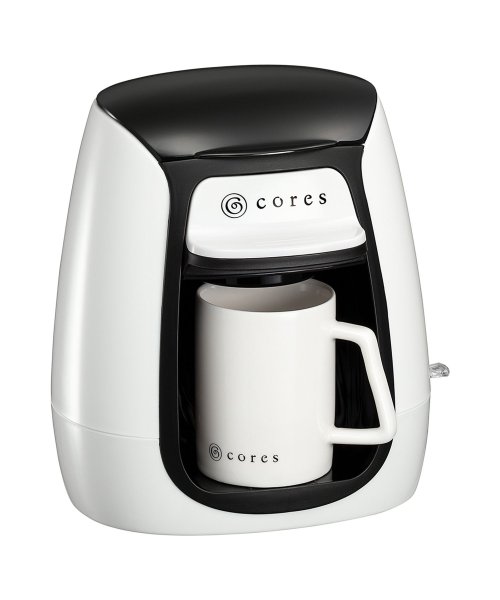 Cores(コレス)/cores コレス コーヒーメーカー コーヒーマシーン 150ml 電動 1 CUP COFFEE MAKER ホワイト 白 C312WH/img03