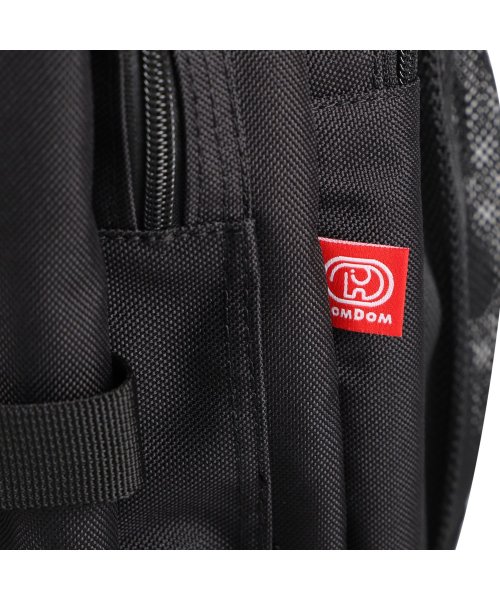 DOMDOM(ドムドム)/ドムドム DOMDOM リュック バッグ バックパック メンズ レディース 30L 撥水 大容量 BACKPACK ブラック 黒 DM002/img12