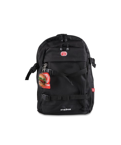 DOMDOM(ドムドム)/ドムドム DOMDOM リュック バッグ バックパック メンズ レディース 30L 撥水 大容量 BACKPACK ブラック 黒 DM002/img15