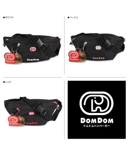 DOMDOM(ドムドム)/ドムドム DOMDOM ボディバッグ ウエストバッグ メンズ レディース WAIST BAG ブラック 黒 DM005/img02