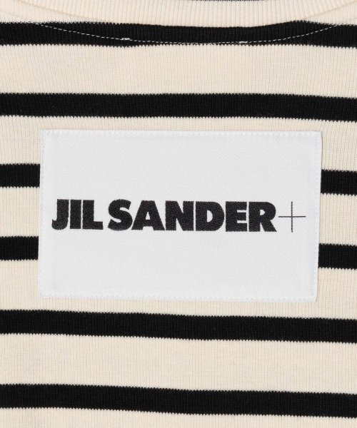 Jil Sander(ジル・サンダー)/ジルサンダー プラス JIL SANDER+ J40GC0111 J46497 Tシャツ レディース トップス 半袖 ボーダー クルーネック ブランドロゴ カジ/img05