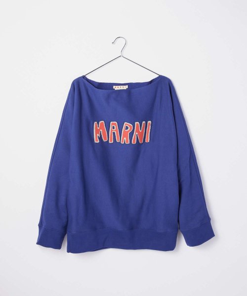 MARNI(マルニ)/マルニ MARNI FLJE0130PY USCU55 トレーナー メンズ トップス 長袖 スウェット タクタイルレタリング ロゴ 裏起毛 カジュアル シンプル/img04